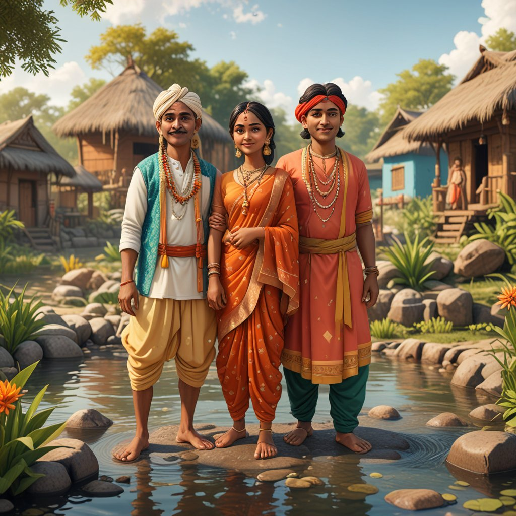 3D cartoon character art